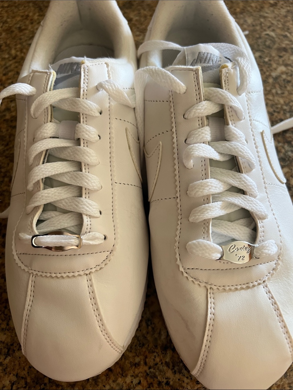 Nike Women’s White Leather Cortez Sneakers 8